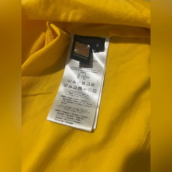 FENDI Oversized Mesh Pocket T-Shirt - Yellow